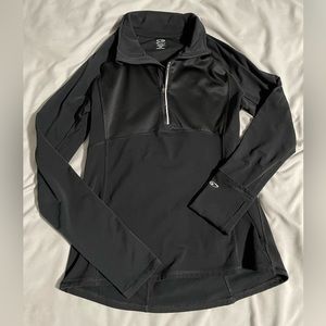 Black Champion Quarter Zip